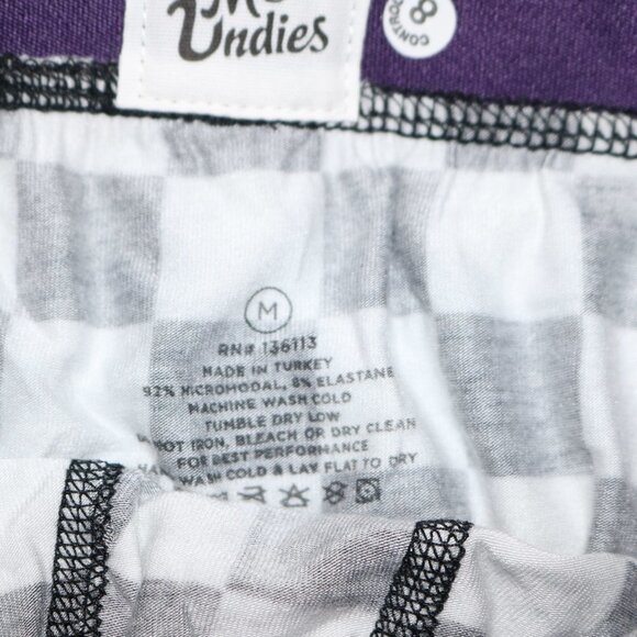 MeUndies mens boxer briefs checkered flag size medium new - Picture 3 of 4
